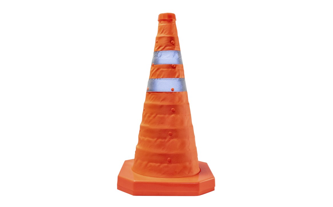 SAS Safety Group | Collapsible Traffic Safety Cone Orange W